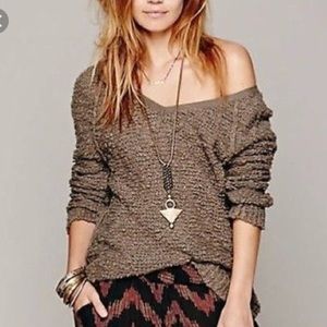 NWOT Free People Songbird Pullover. Sz L.